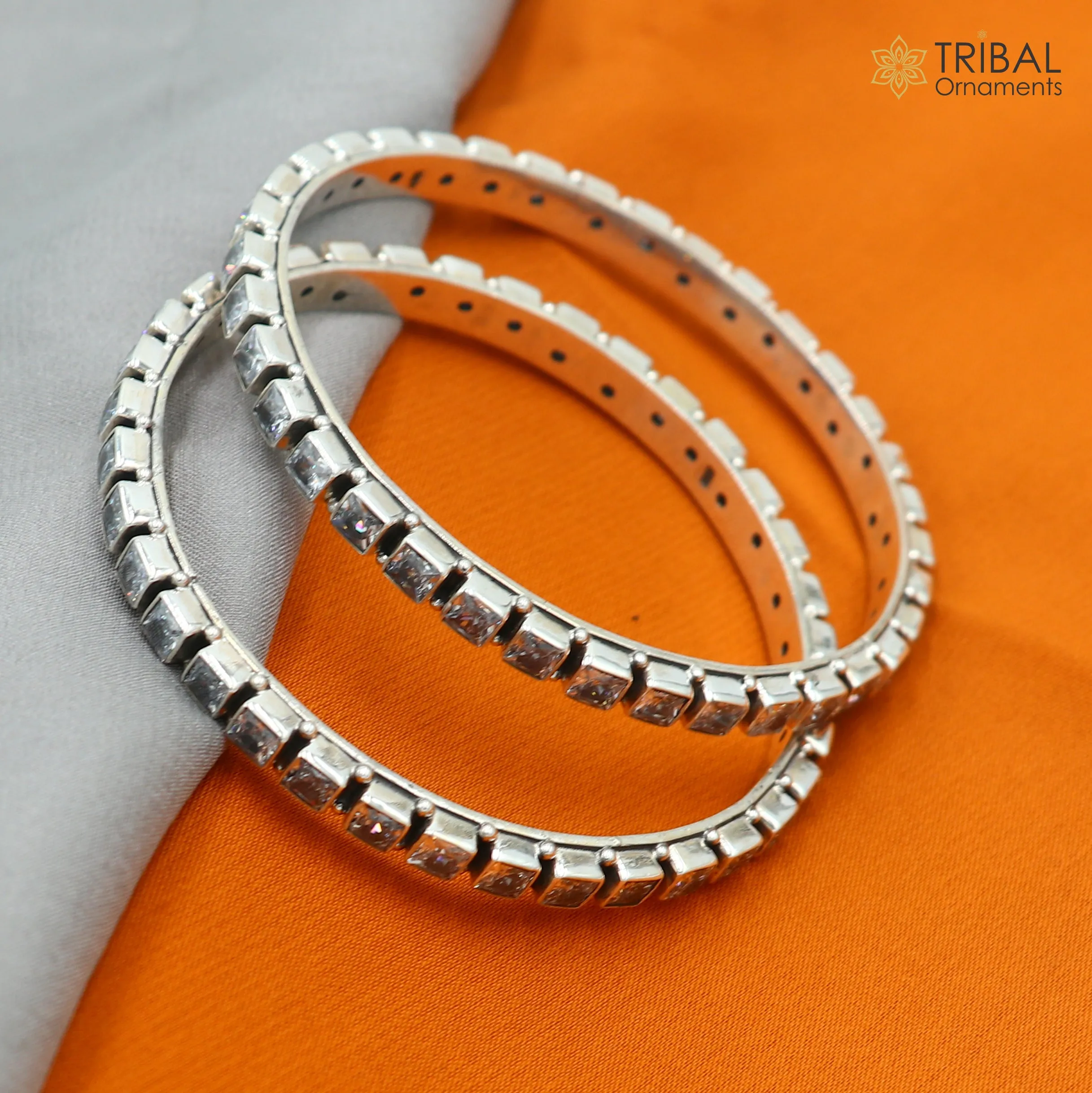 925 sterling silver qubic zircon stone wedding anniversary gifting functional bangle bracelet  vintage tribal jewelry nba434