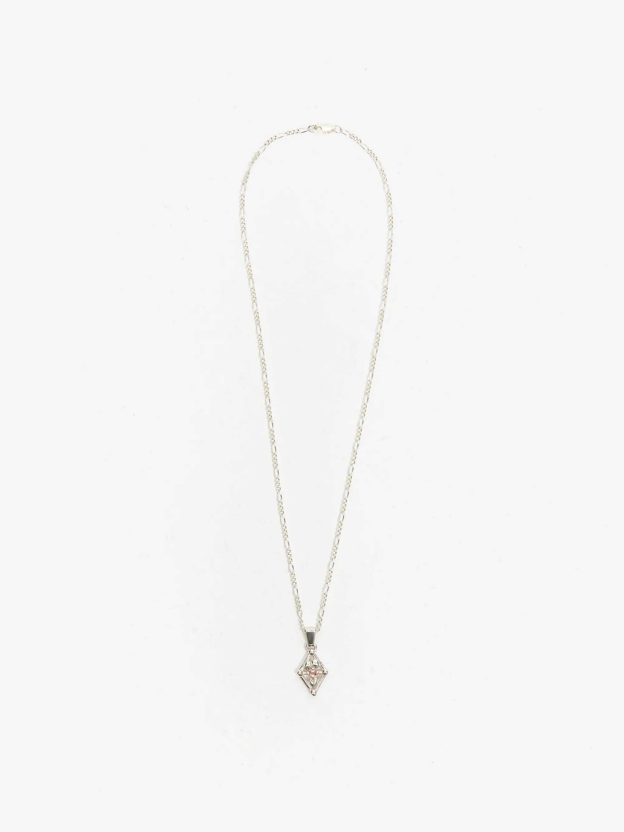 Alec Doherty Kite One Pendant Necklace - Silver/Sapphire