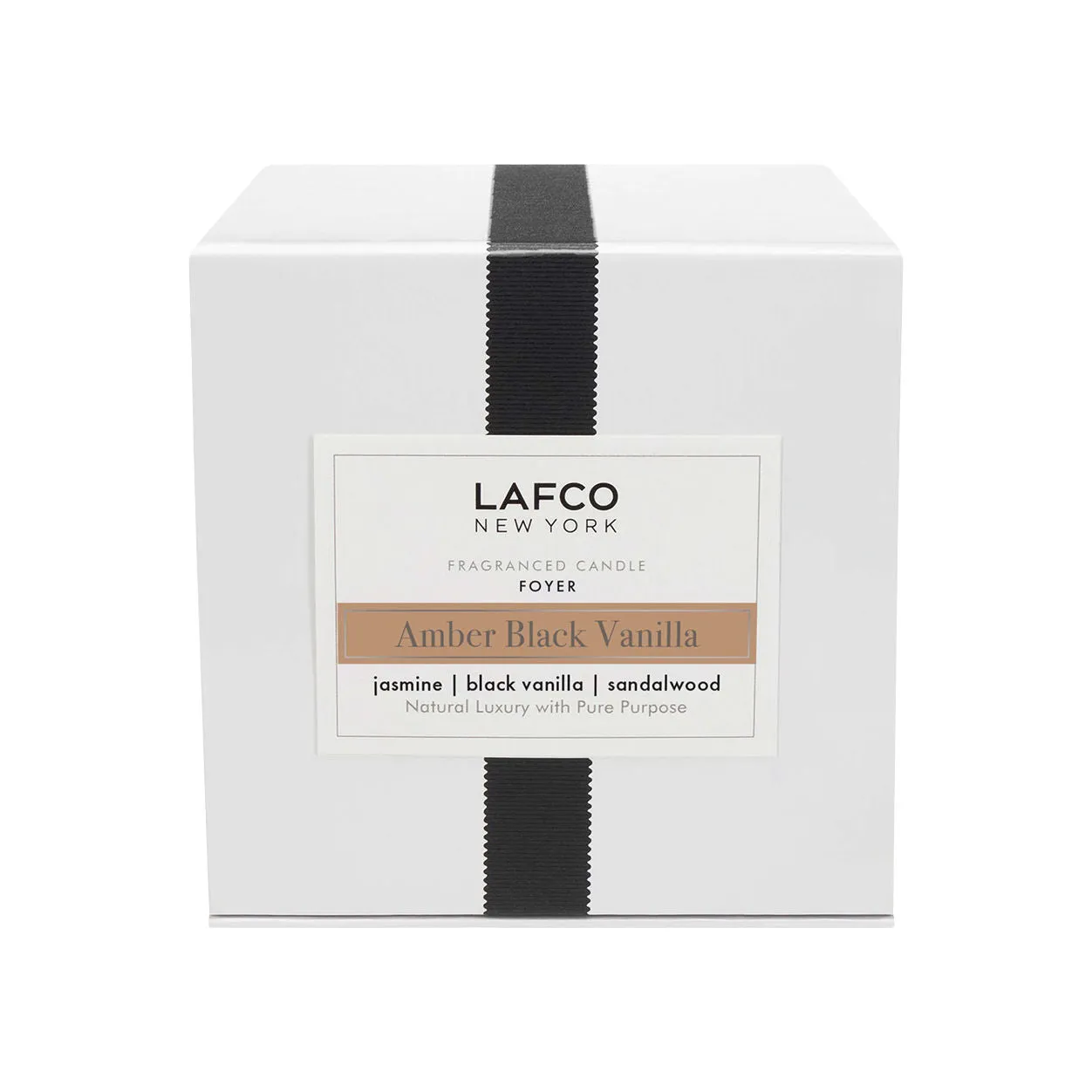 Amber Black Vanilla Signature Candle