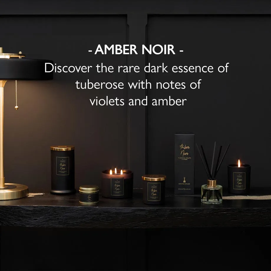 Amber Noir Small Tin Candle