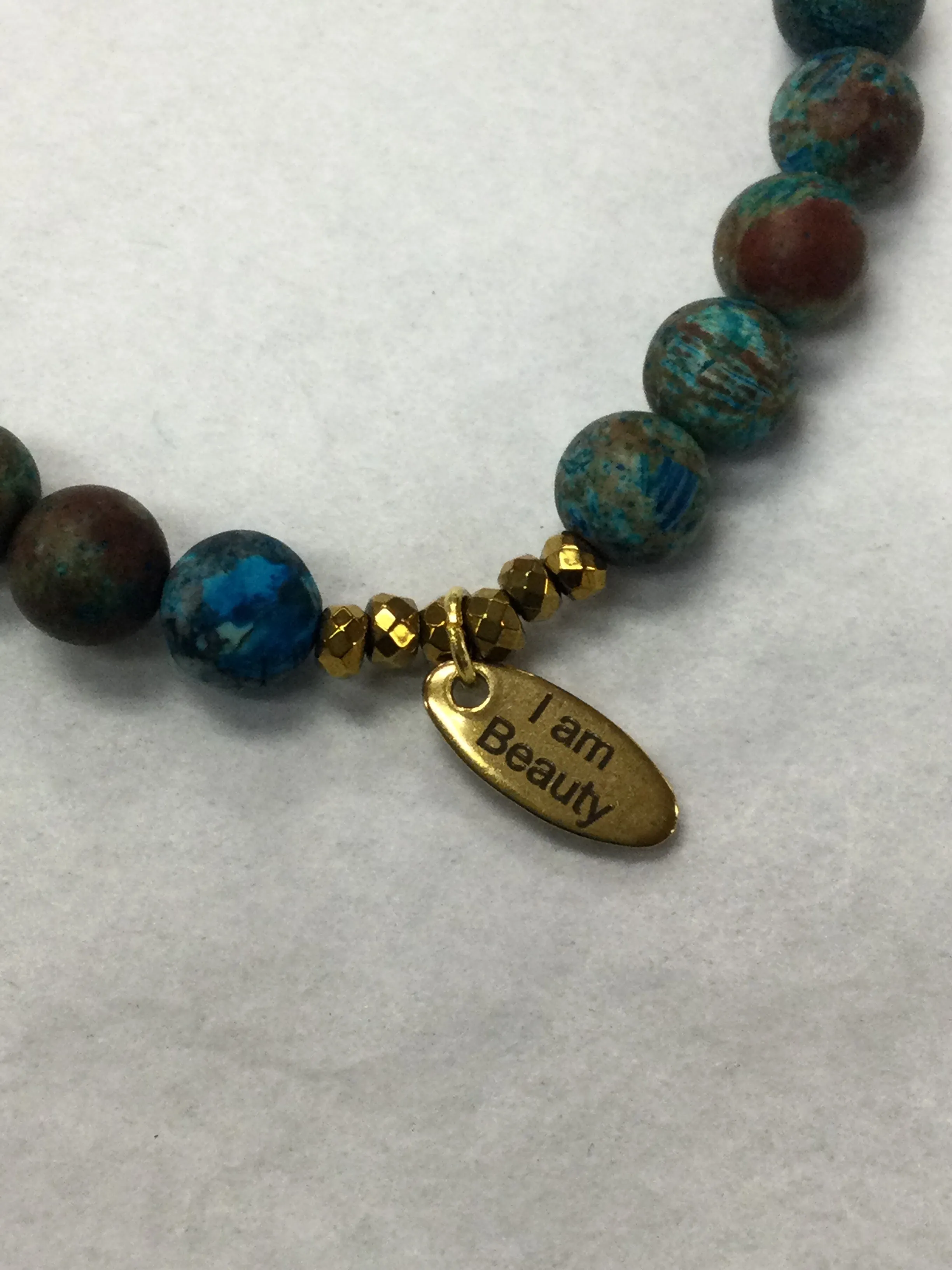 Apryl Dawn - Crystal Bracelet with Charm Affirmation