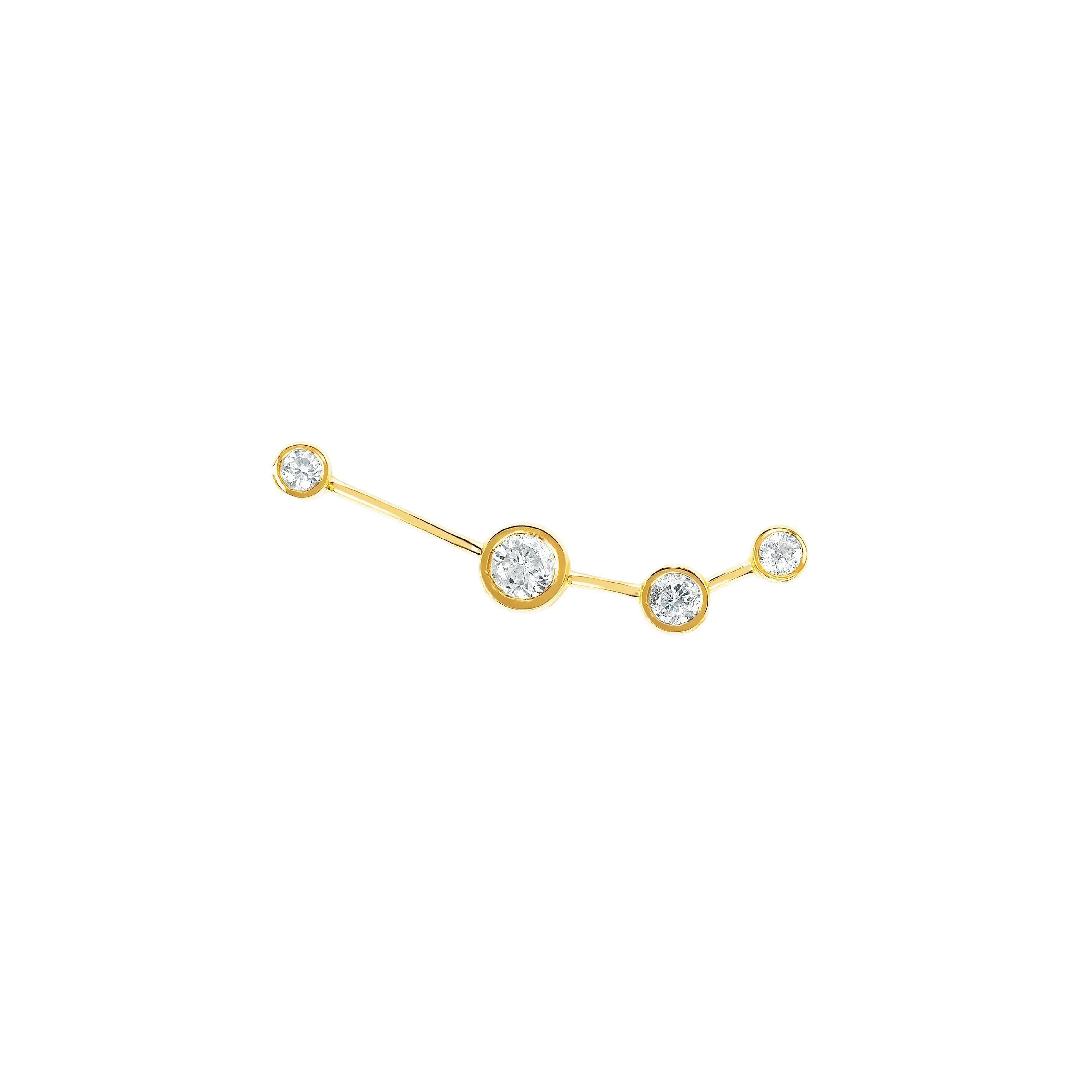 Baby Aries Diamond Constellation Stud | Ready to Ship