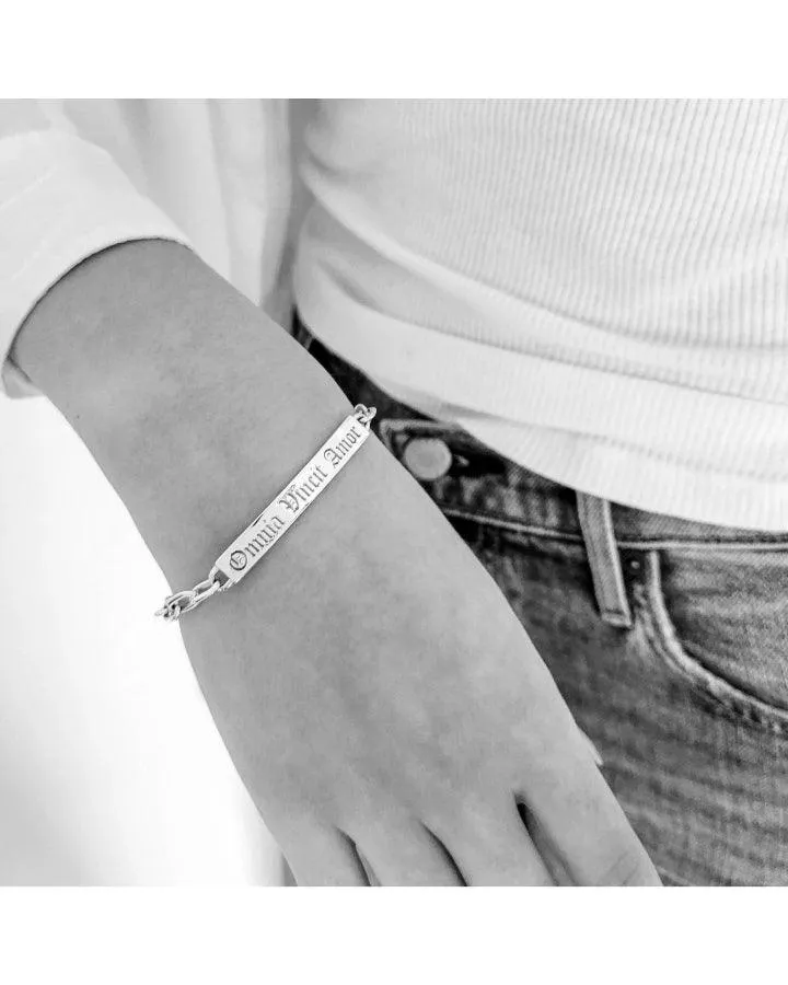 Bloodline Design Omnia Vincit Amor ID Bracelet