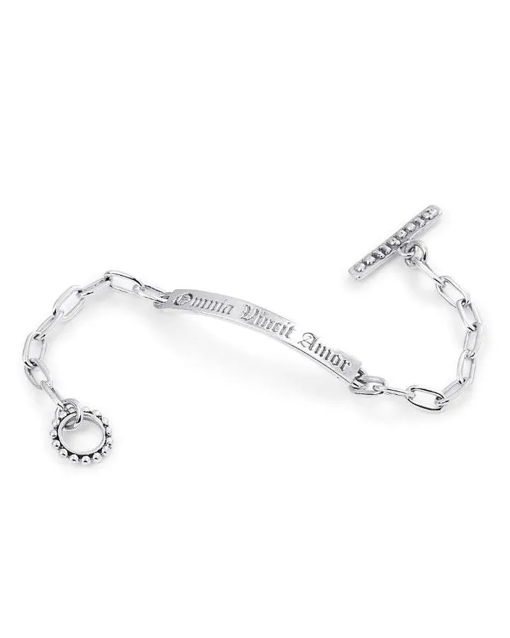 Bloodline Design Omnia Vincit Amor ID Bracelet