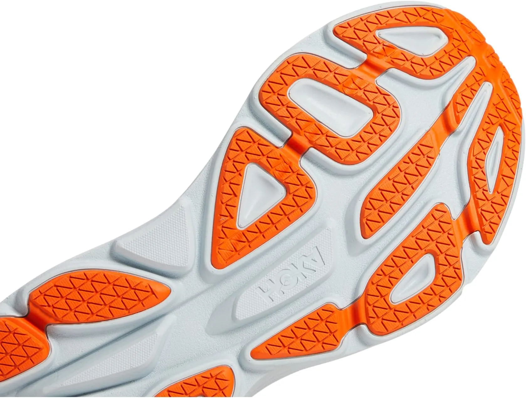 Bondi 8 Hoka Sneakers in Puffin's Bill/Amber Yellow
