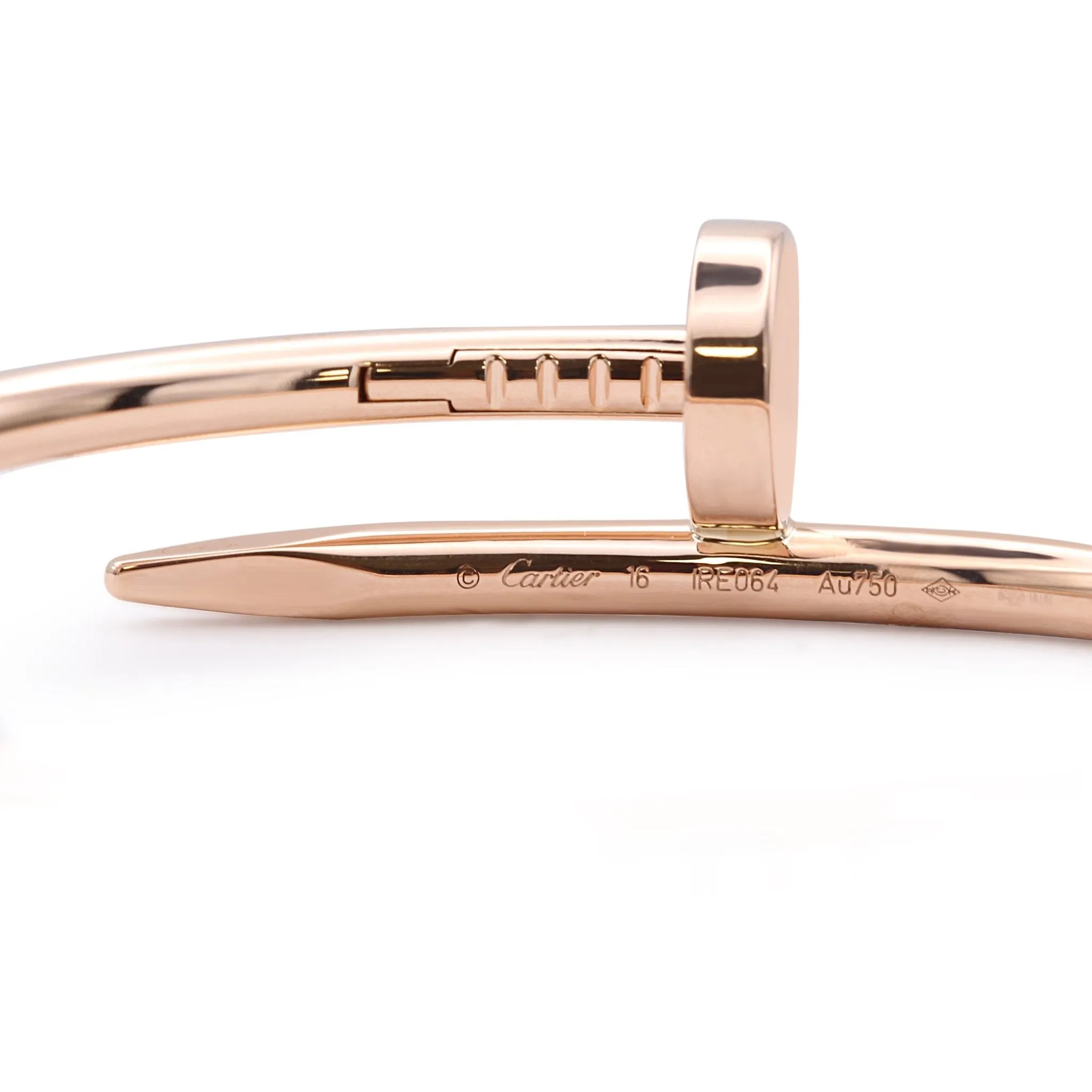 Cartier Juste Un Clou Bangle - Size 16 - 18ct Rose Gold
