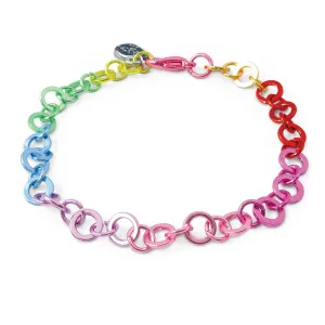 Charm It! Rainbow Chain Charm Bracelet