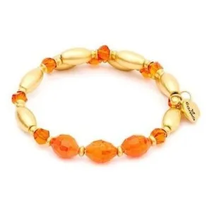 Chrysalis Fire Orange Wrap Bangle