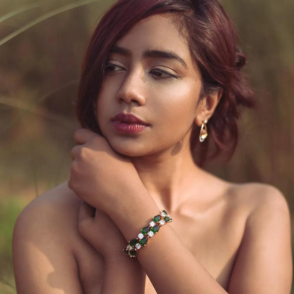 Emerald Green Vibrant Bracelet