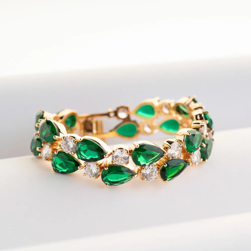 Emerald Green Vibrant Bracelet
