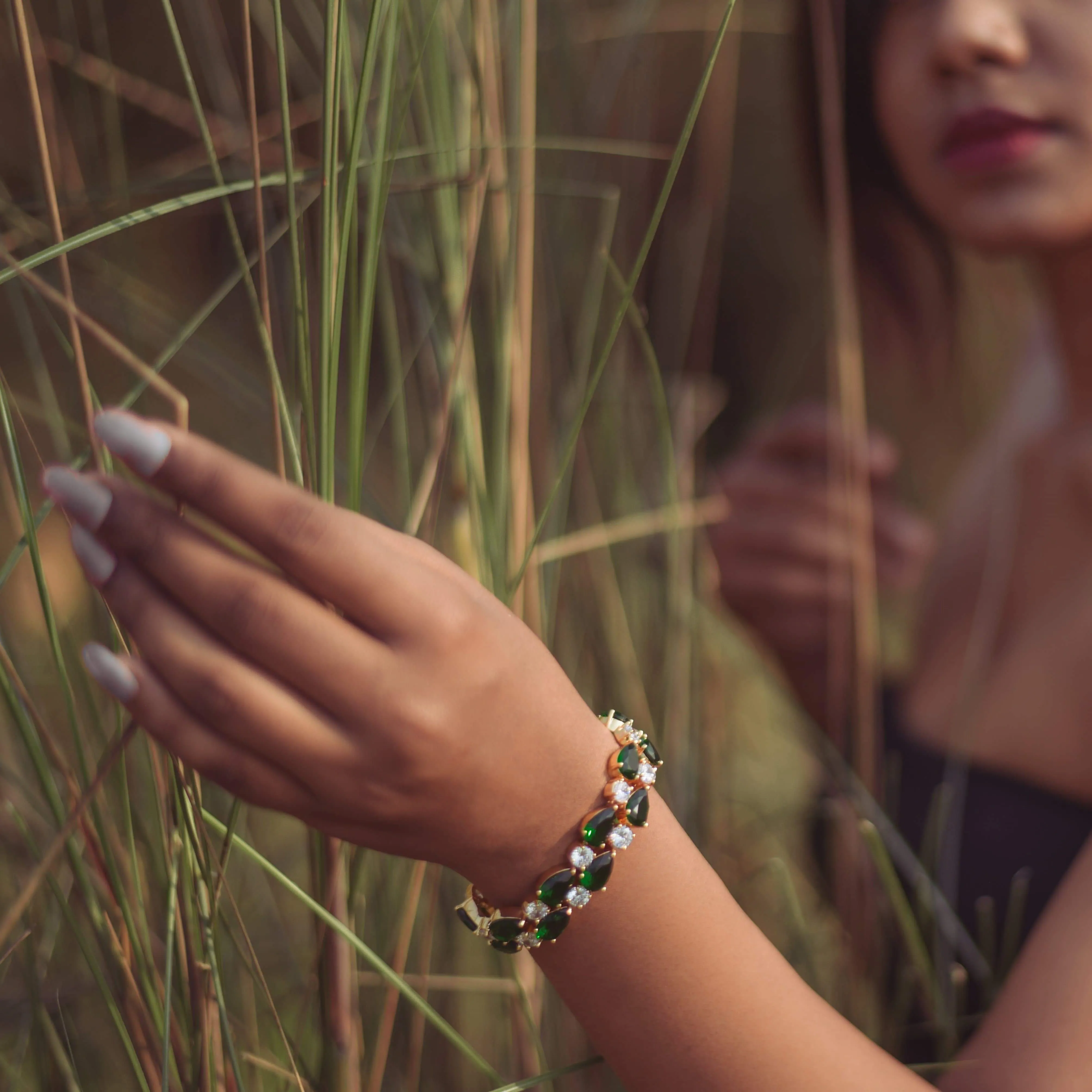 Emerald Green Vibrant Bracelet
