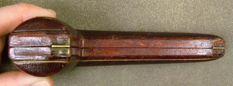 English Police Superintendent?s Sliver Mounted Pipe: 1890 (One Only)