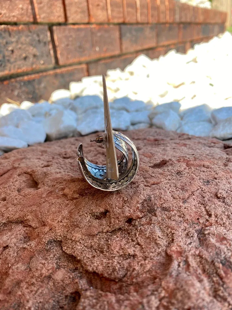 Engraved Earrings