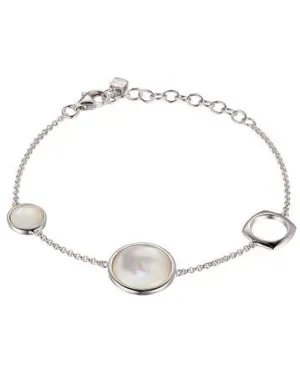 Fancy Bracelet in Sterling Silver andRhodium Plate Fancy Bracelet in Sterling Silver andRhodium Plate