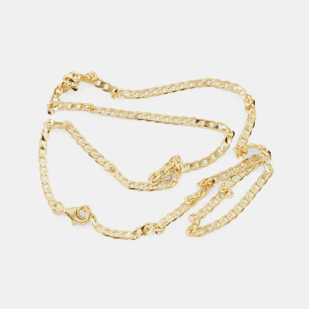 Flat Cuban Chain | Gold