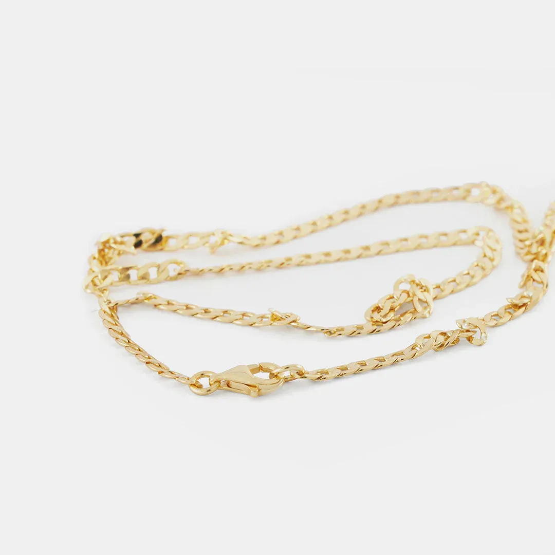 Flat Cuban Chain | Gold