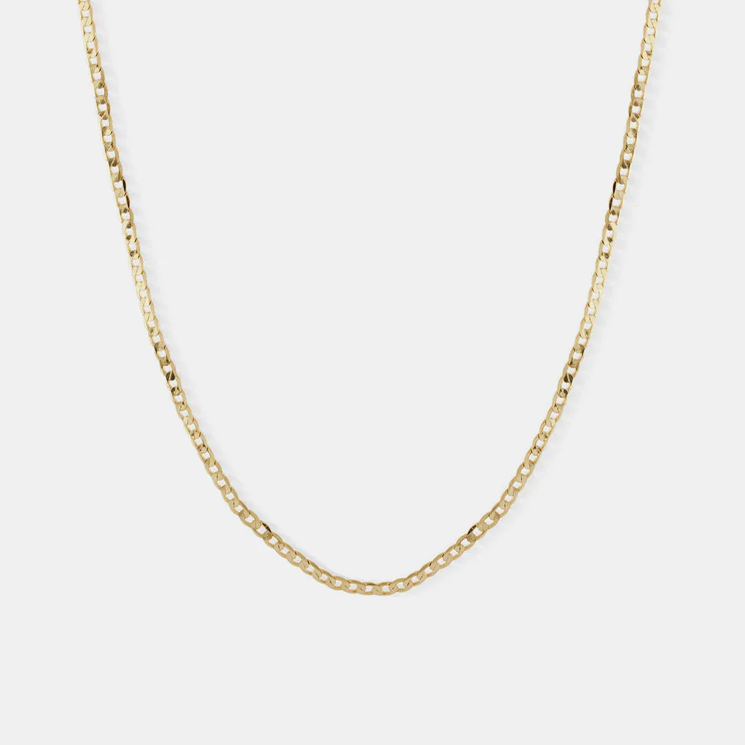 Flat Cuban Chain | Gold