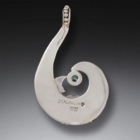 FOSSILIZED MAMMOTH TUSK BLUE WHALE PENDANT - BLUE WHALE