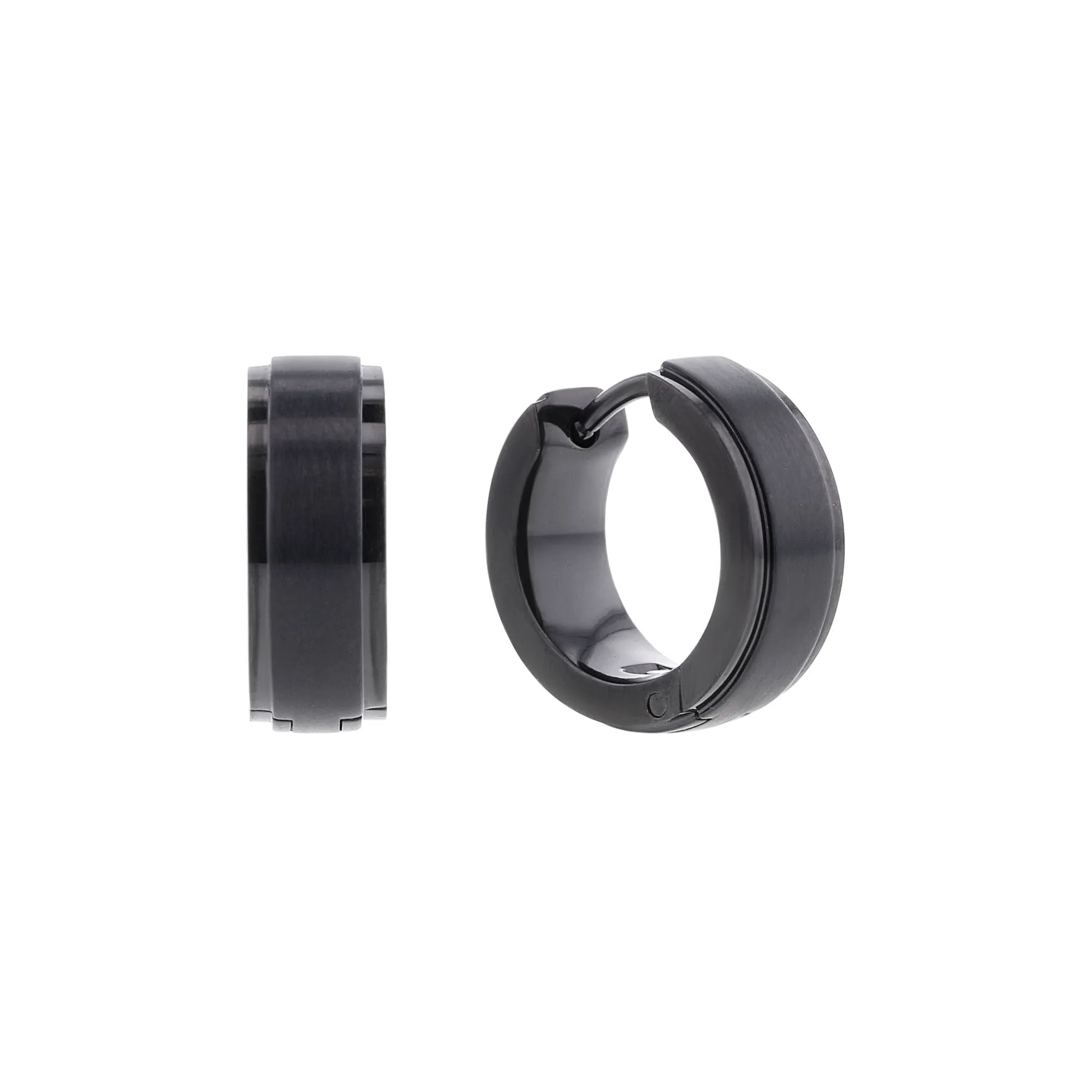 Genoa Stainless Steel Hoop Earrings
