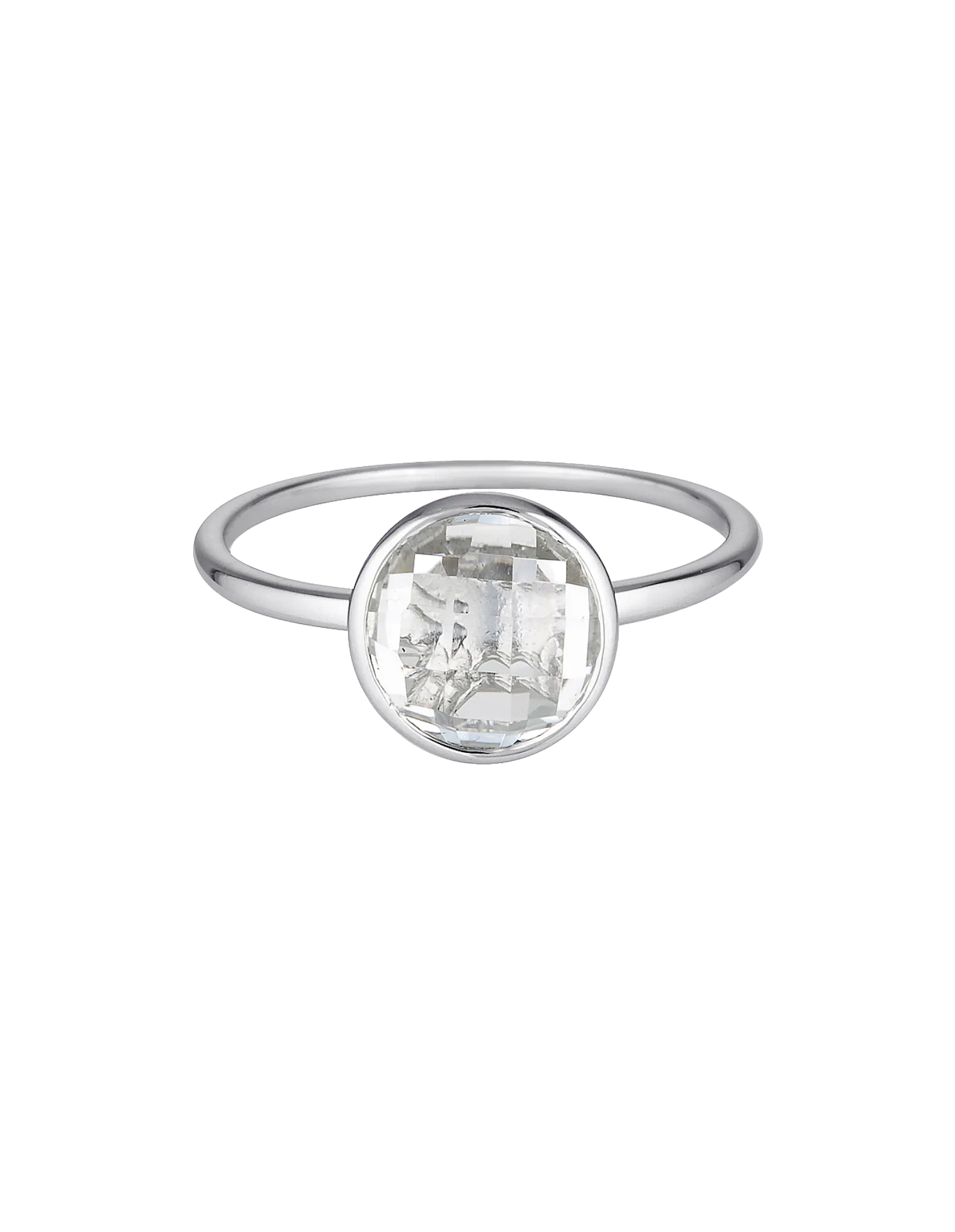 Georgini Rodos Ring w/ White Topaz - Silver