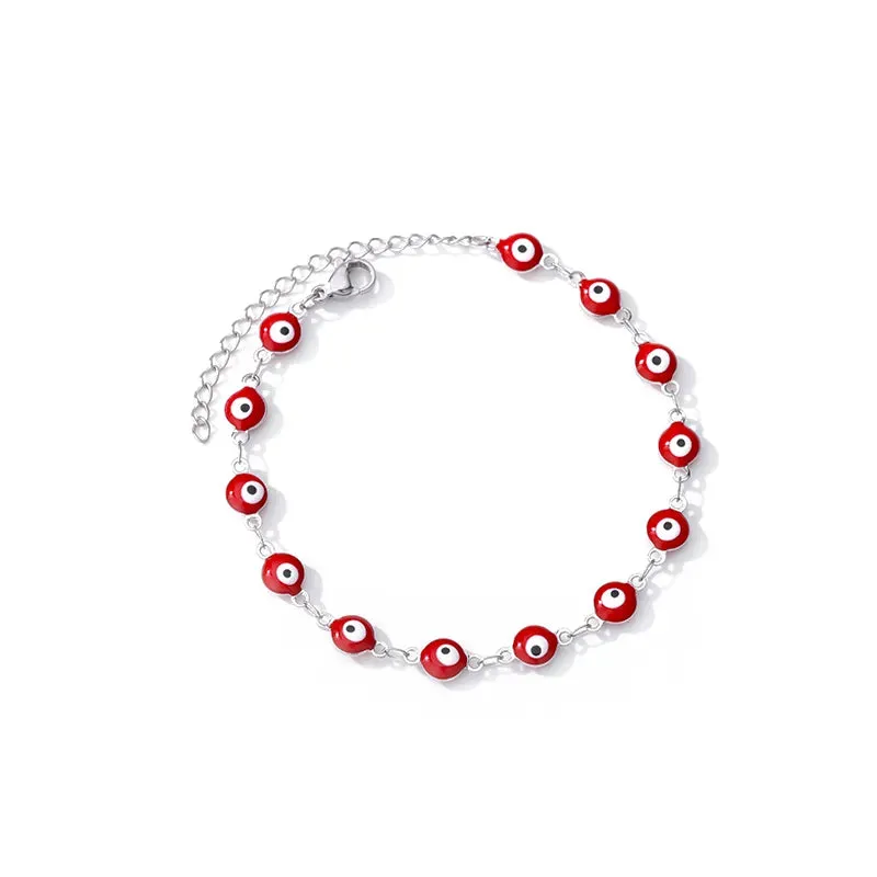 Hand Evil Eye Bracelet For Women Stainless Steel Zircon Bracelet Bangle Turkish Luxury Couple Jewelry Sets pulseras bijoux femme