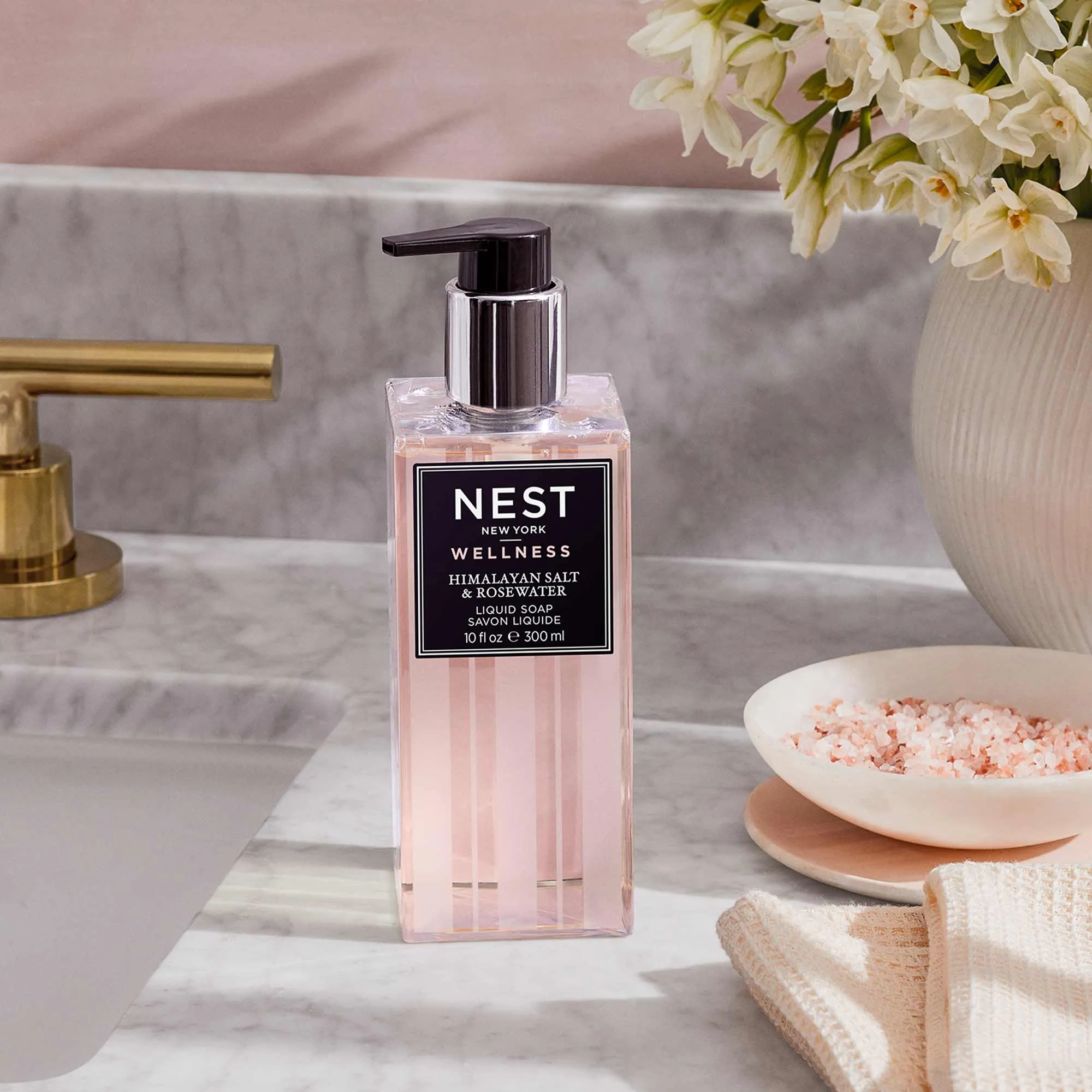 Himalayan Salt and Rosewater Liquid Soap