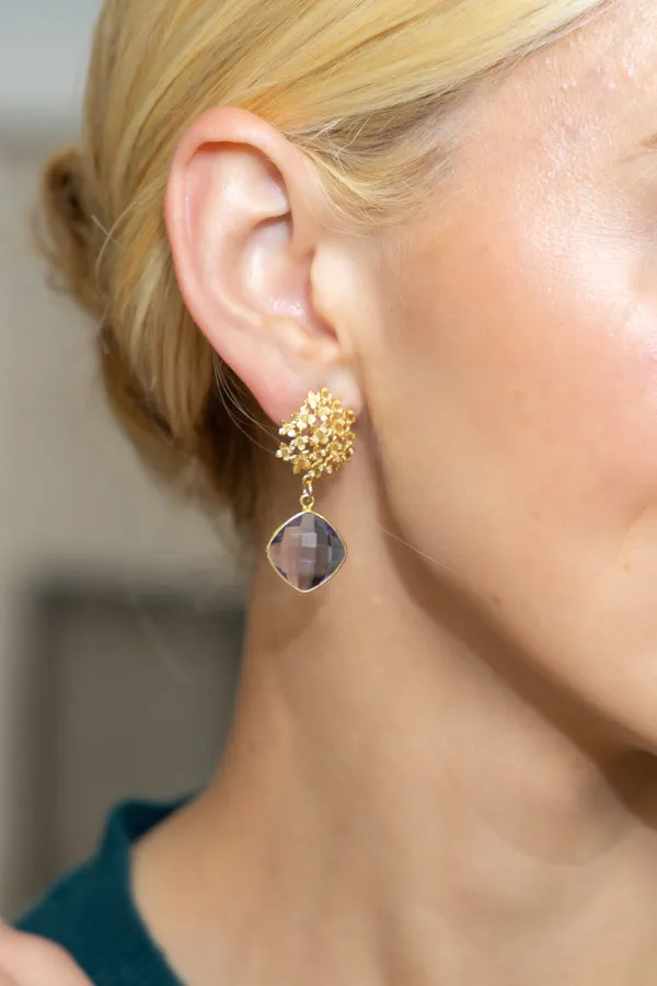 Jardin Amethyst Drop Earrings