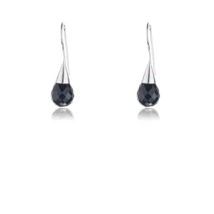 Kia, Black Onyx Earrings, Sterling Silver