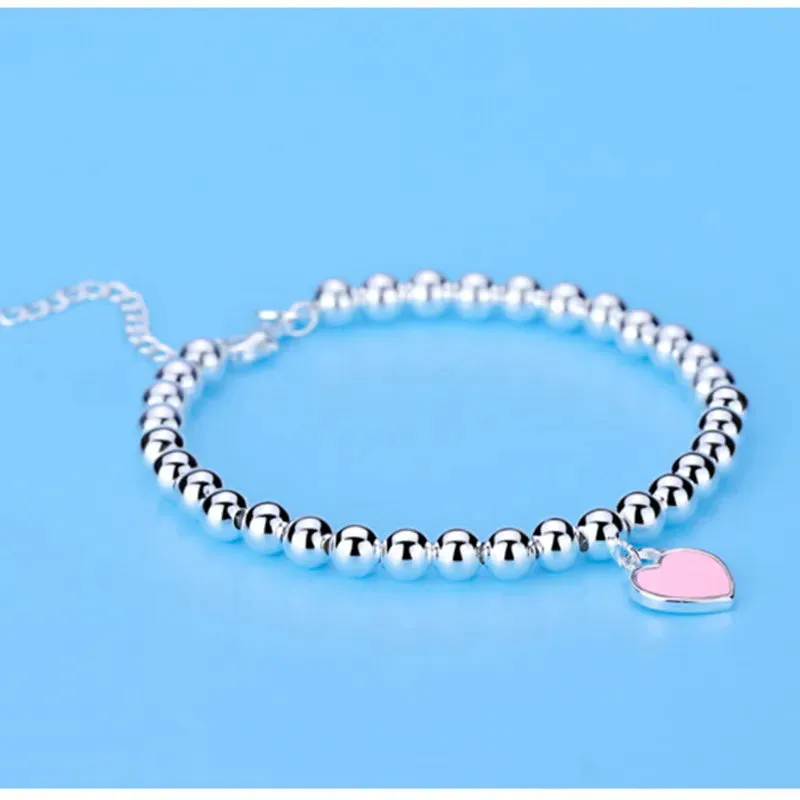 LUX Adore 925 Heart Pendant Bracelet