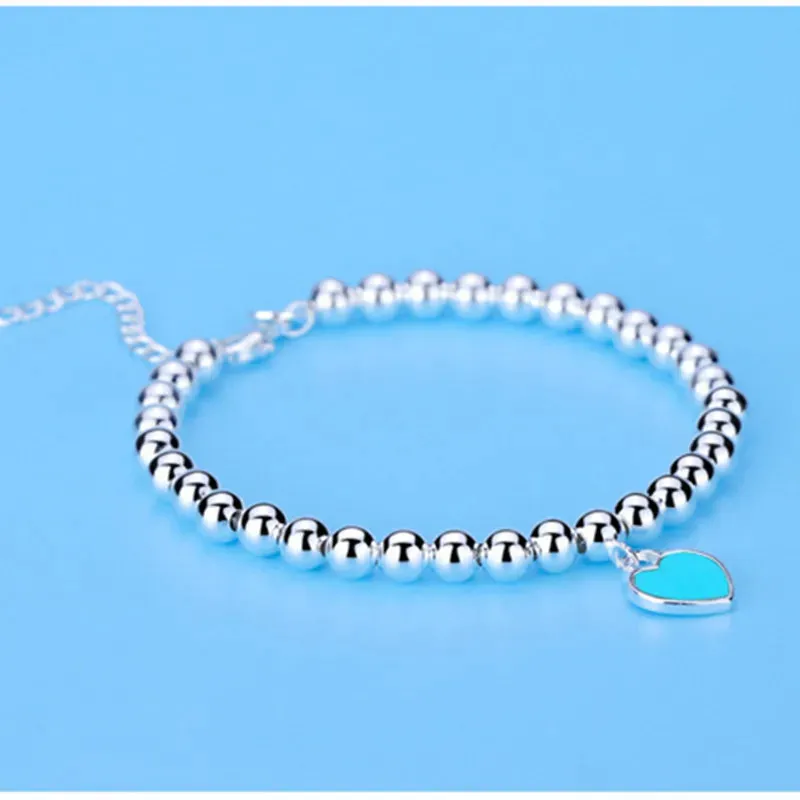 LUX Adore 925 Heart Pendant Bracelet