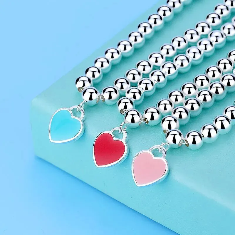 LUX Adore 925 Heart Pendant Bracelet