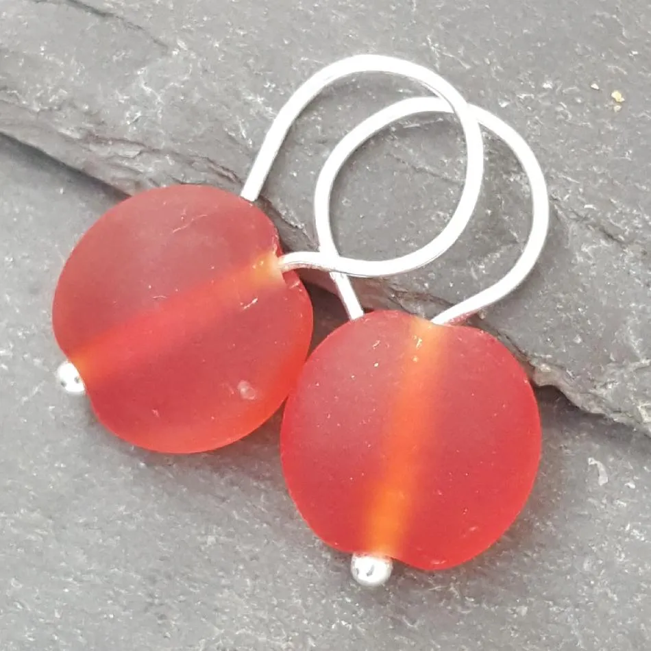 Melissa Pebble Earrings - Velvet & Gloss Collection