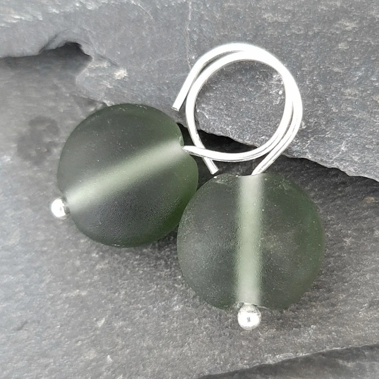 Melissa Pebble Earrings - Velvet & Gloss Collection