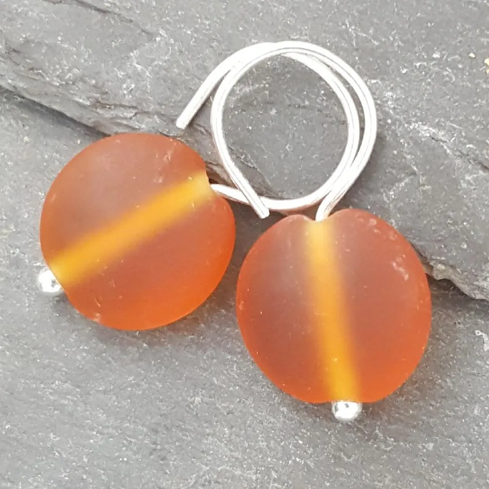 Melissa Pebble Earrings - Velvet & Gloss Collection