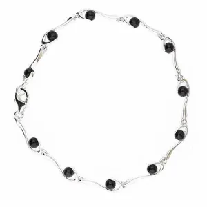 MILENA Bracelet Silver and Onyx