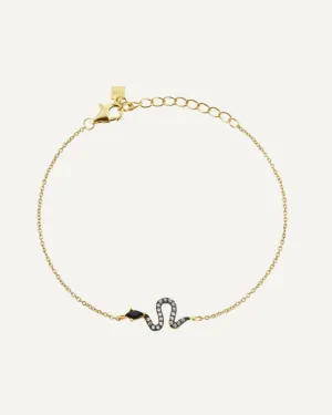 Nagini Onyx Snake Bracelet