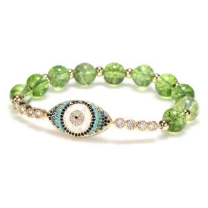 Natural Peridot Abundance Bracelet