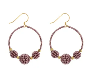 ***NEW*** <br>The Uptown Girl Hoops <br> Mulberry
