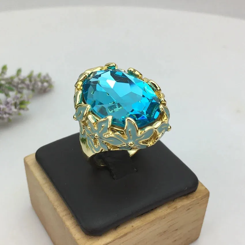 New Product Dubai Gold Plated Ring for Women