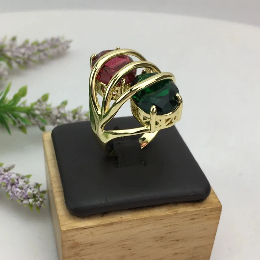 New Product Dubai Gold Plated Ring for Women