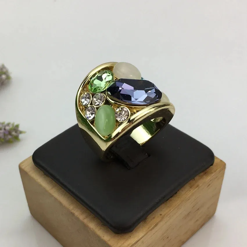 New Product Dubai Gold Plated Ring for Women