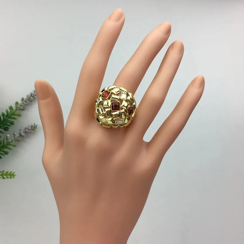 New Product Dubai Gold Plated Ring for Women