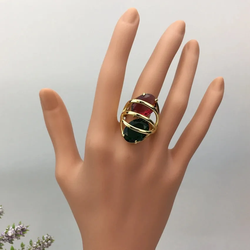 New Product Dubai Gold Plated Ring for Women