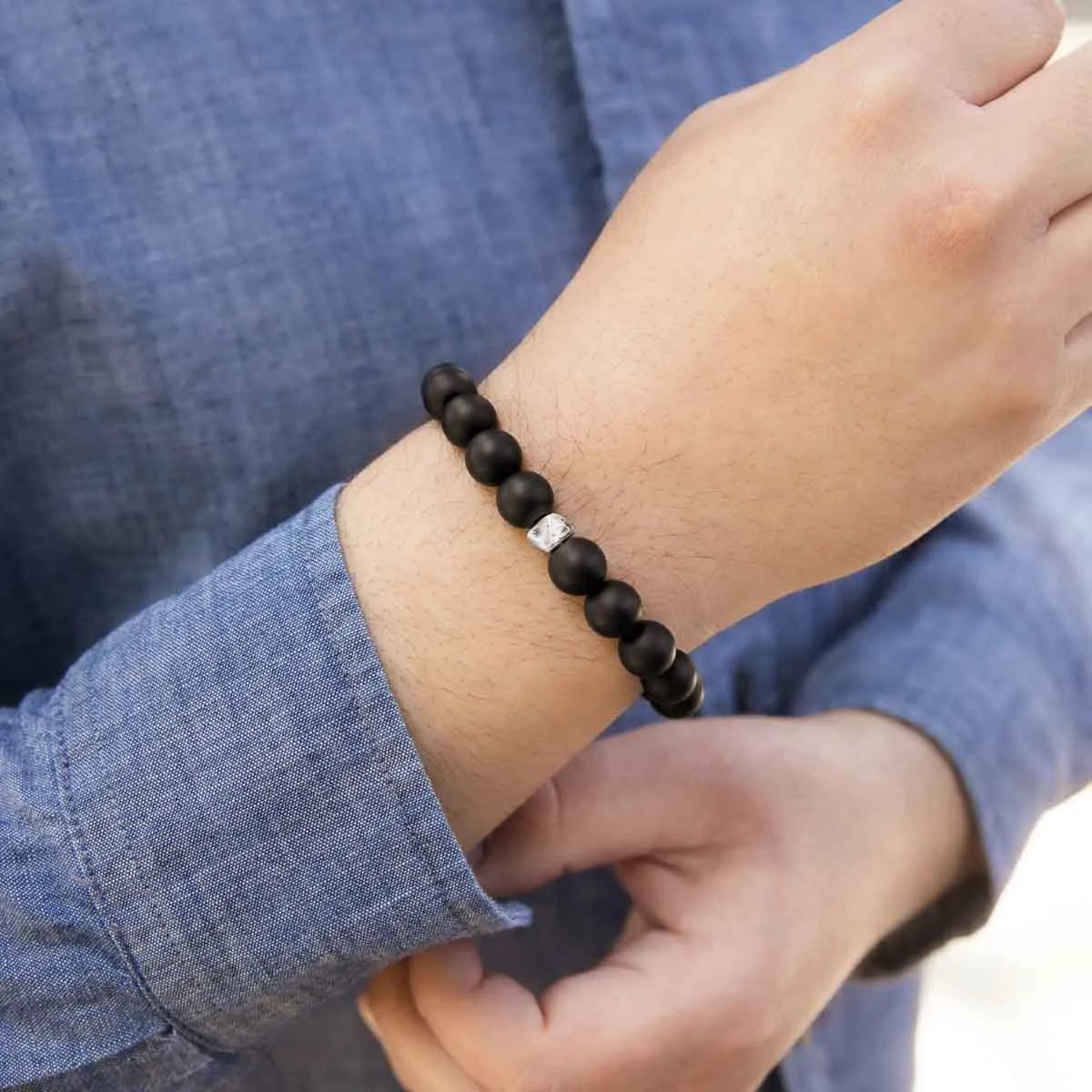 Onyx Beaded Bracelet
