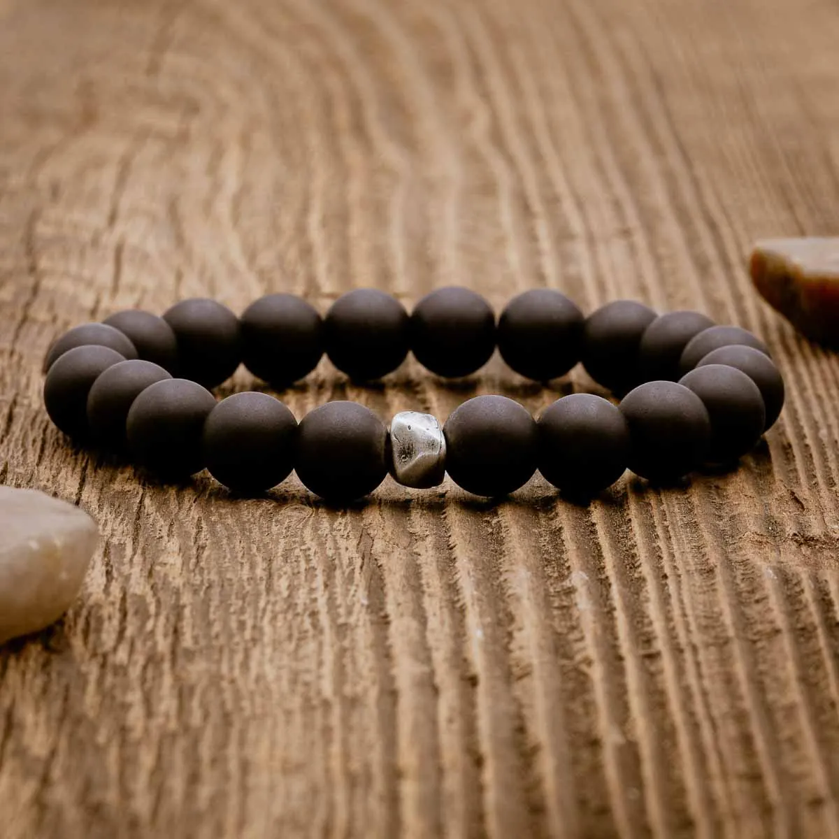 Onyx Beaded Bracelet