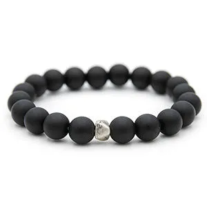 Onyx Beaded Bracelet