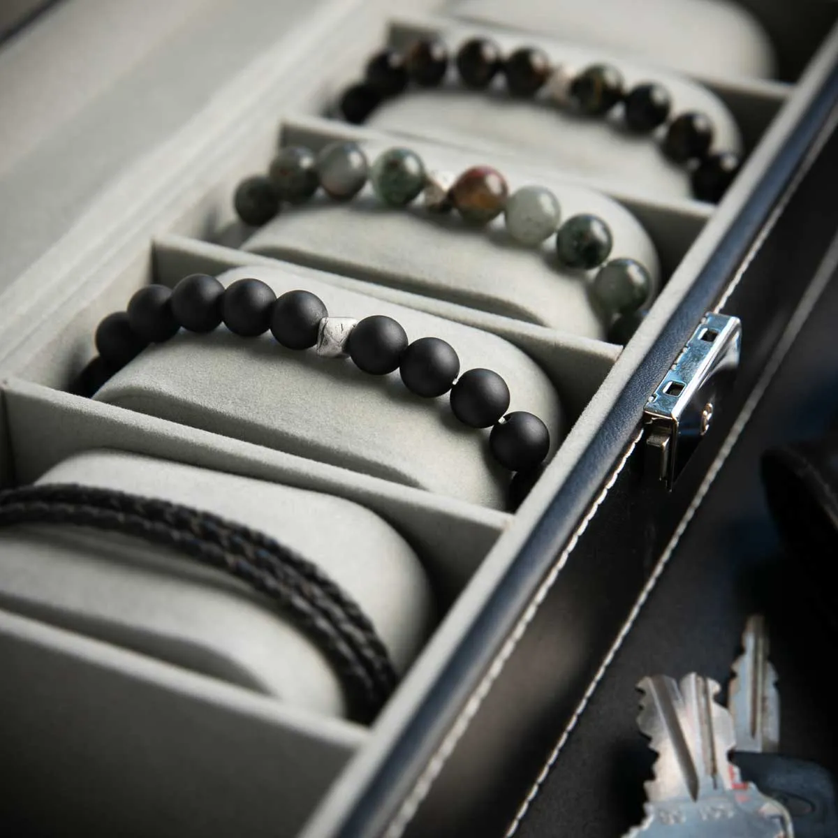 Onyx Beaded Bracelet