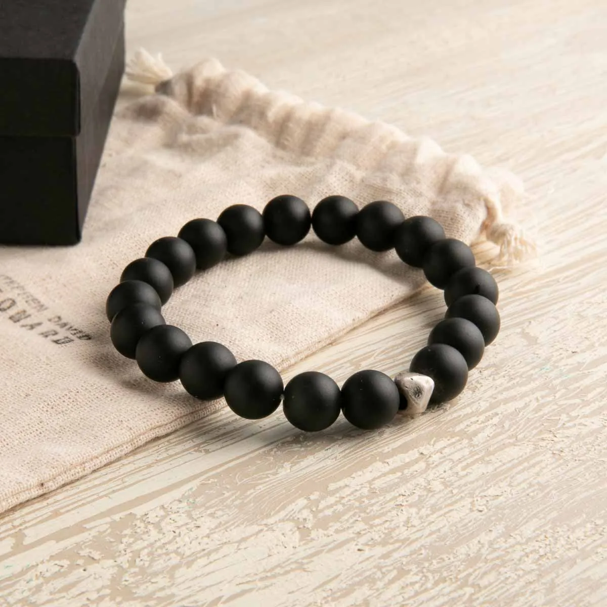 Onyx Beaded Bracelet