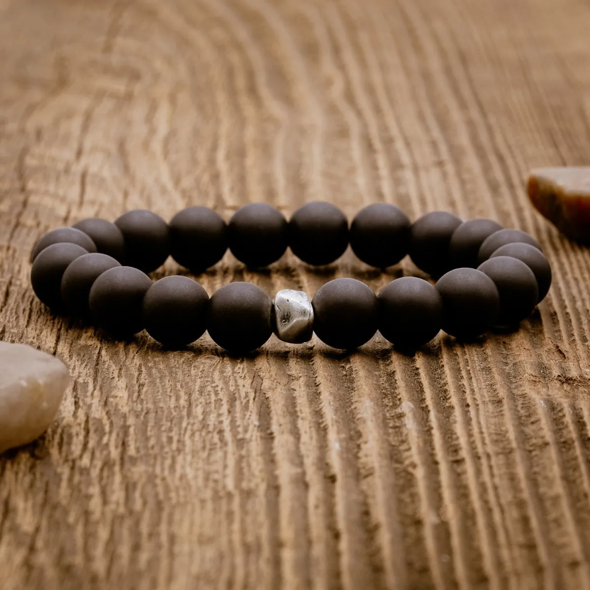 Onyx Beaded Bracelet