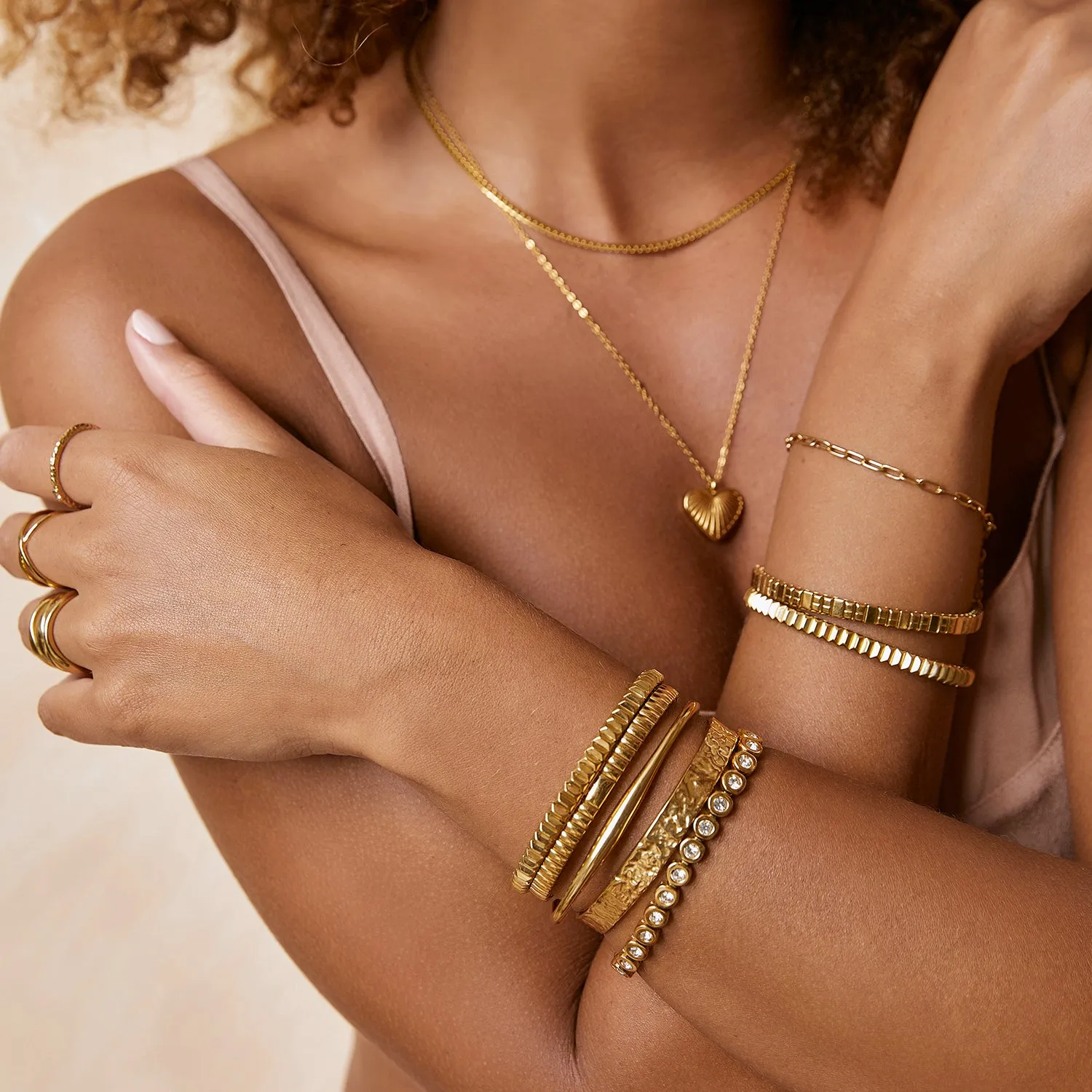 Onyx Bracelet - Gold
